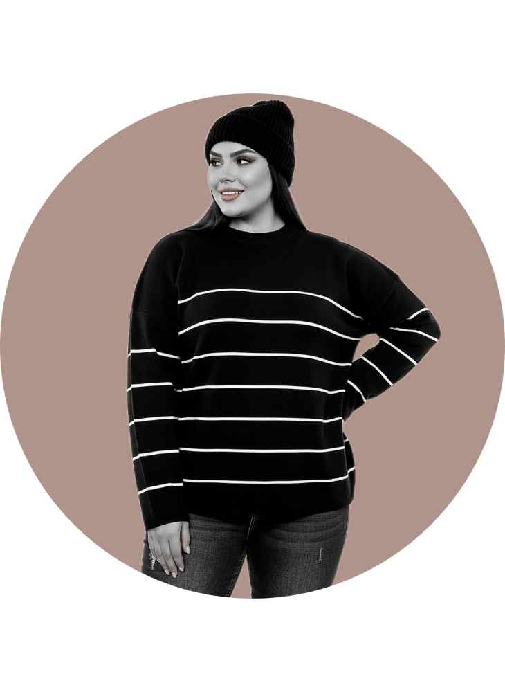 بلوز بافت سایز بزرگ زنانه