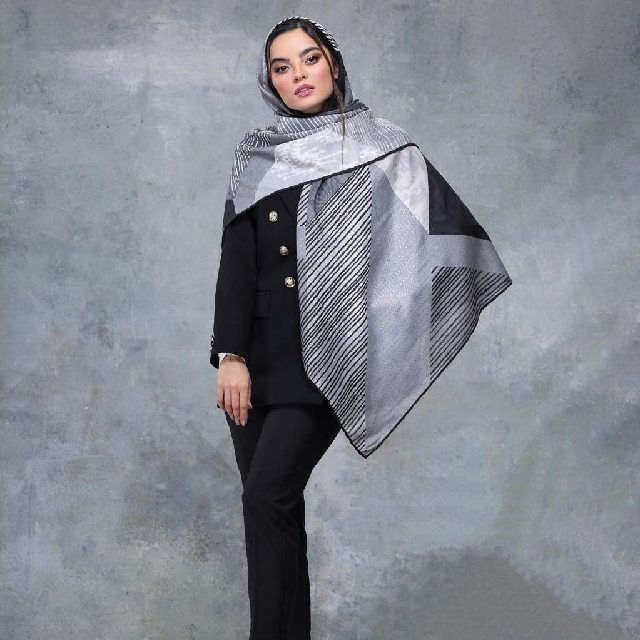 روسری نخی دست دوز 00003