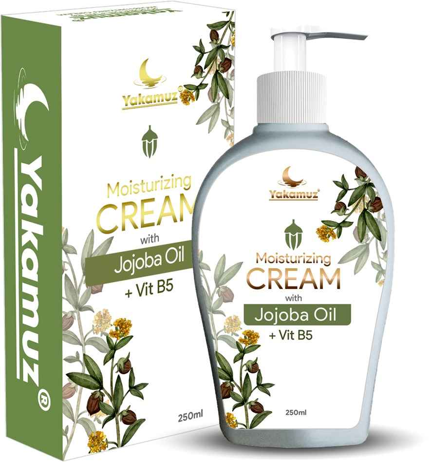 کرم آب رسان و مرطوب کننده روغن جوجوبا + ویتامین B5 یاکاموز