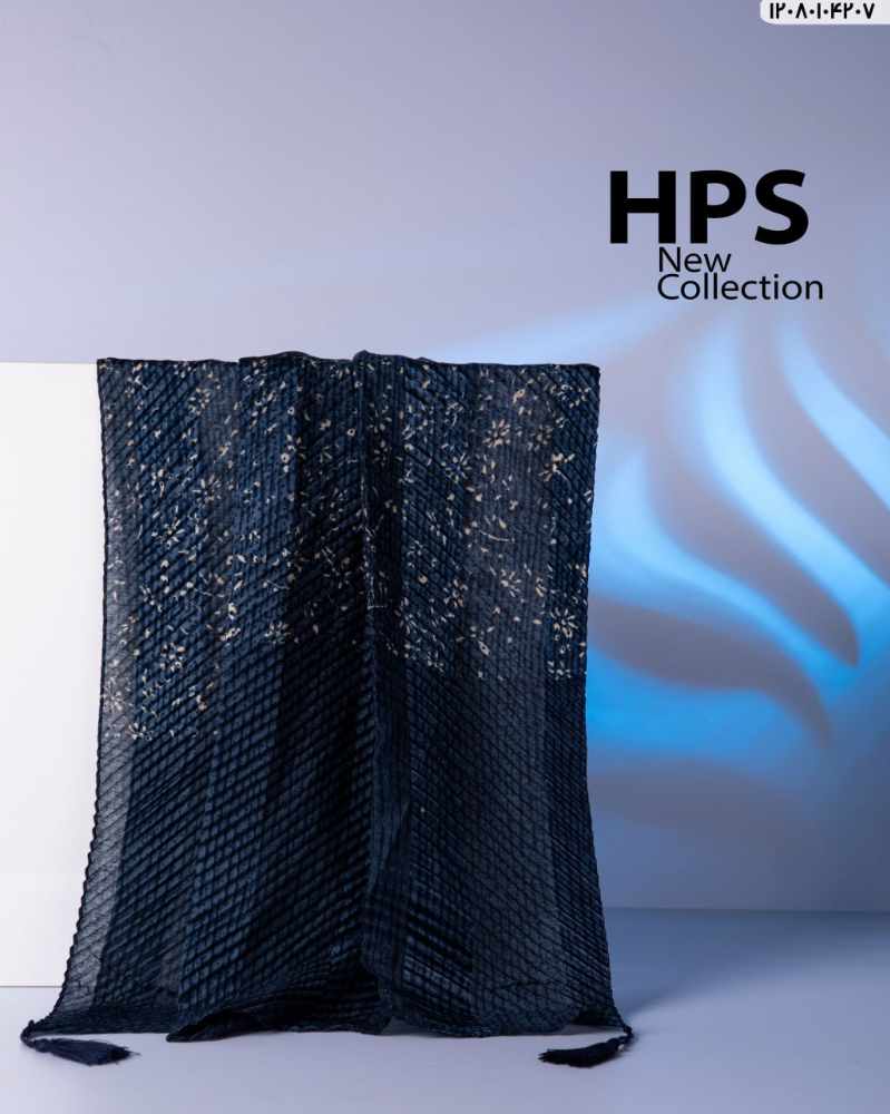 شال رته دور دوخت پلیسه منگوله دار حاشیه تک رنگ برند hps کد 017